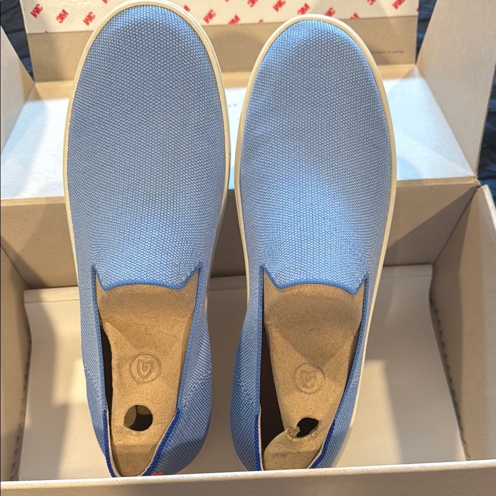 Rothy's Blue Slip-Ons Casual Shoes